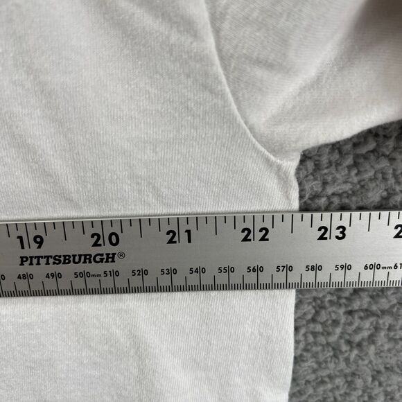 VTG Harley Davidson 'Loyal to One' Green Bay, WI Single Stitch LS White T Shirt - Picture 7 of 15